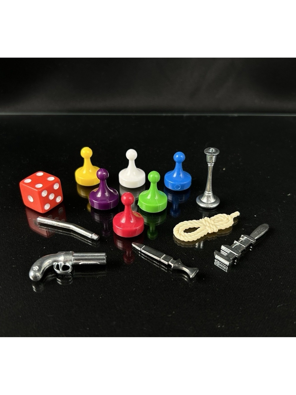 Clue Board Game Replacement Pieces Weapons, Dice & Player Markers